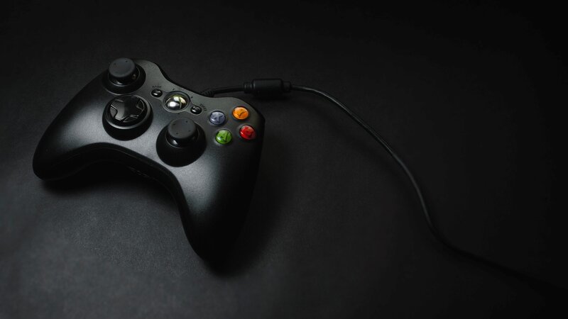Black Xbox Controller — Dark, Photograph