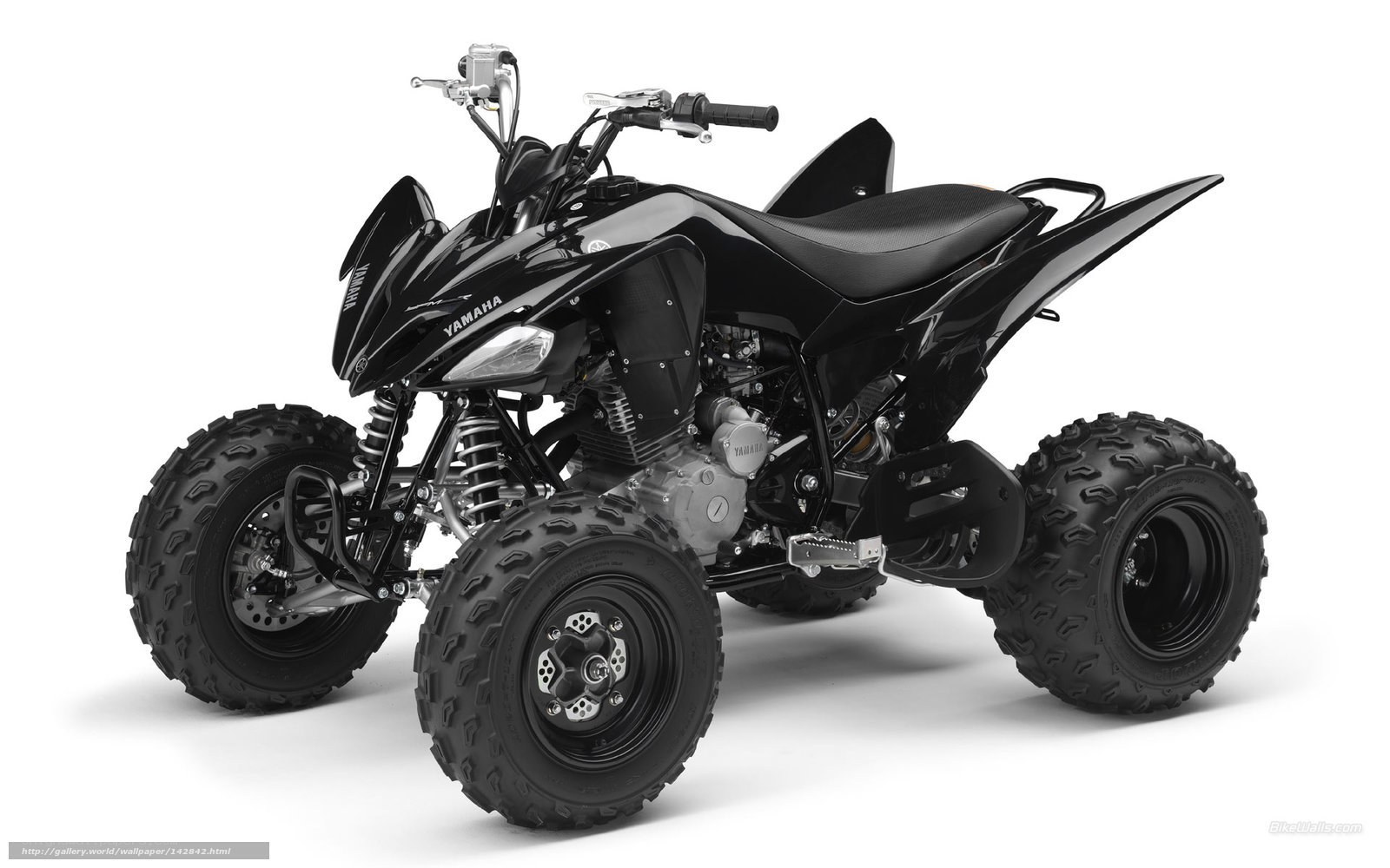 Black Yamaha ATV quad