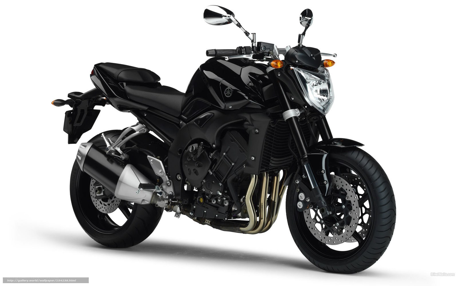 Black Yamaha motorcycle