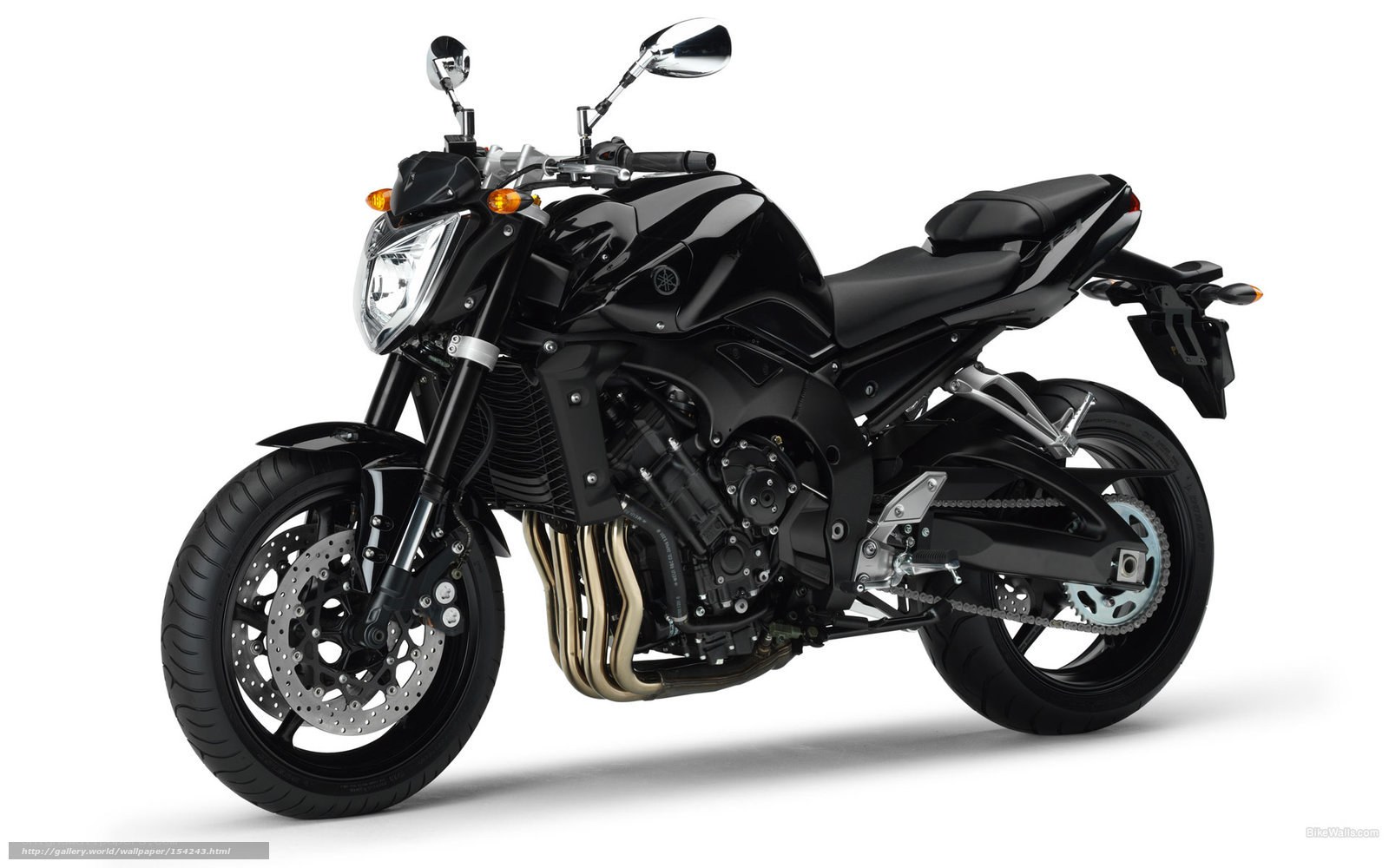 black Yamaha motorcycle