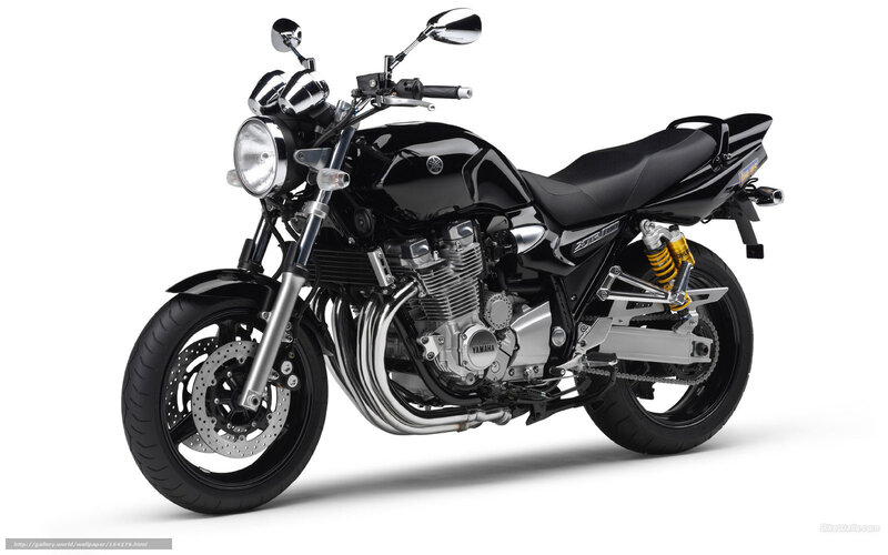 Black Yamaha motorcycle