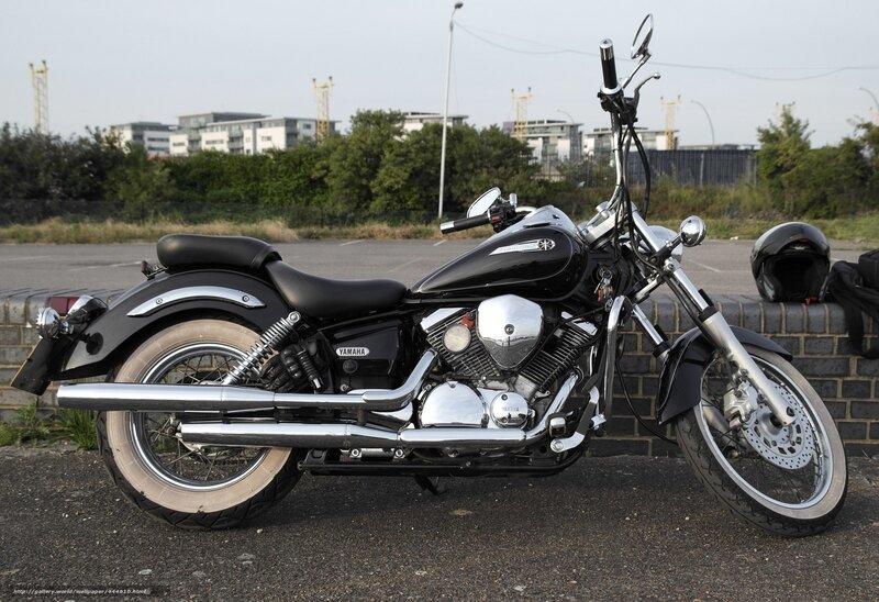 Black Yamaha Motorcycle — Calm, Afternoon