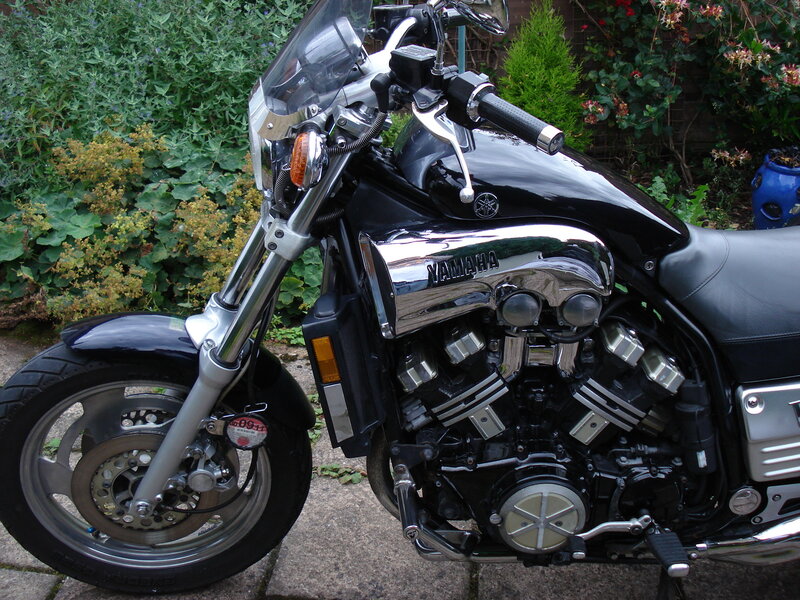 Black Yamaha Motorcycle — Calm