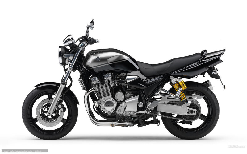Black Yamaha Motorcycle — Neutral, Photograph, Engine, Exhaust