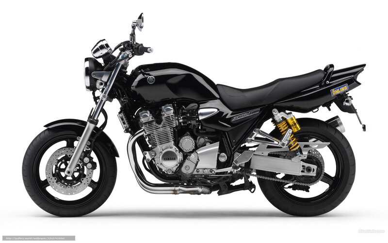 Black Yamaha Motorcycle — Neutral, Photograph, Engine, Suspension