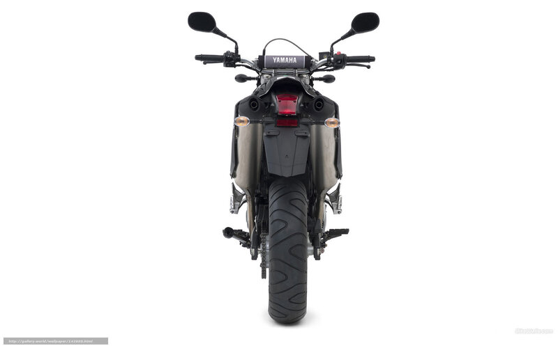 Black Yamaha Motorcycle — Neutral, Photograph, Handlebars