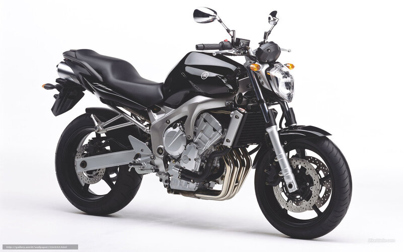 Black Yamaha Motorcycle — Neutral, Photograph, Seat, Engine, Headlight