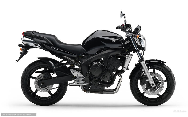 Black Yamaha Motorcycle — Neutral, Photograph, Seat, Engine