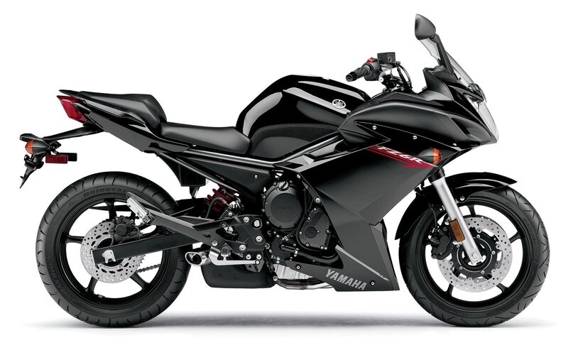 Black Yamaha Motorcycle — Neutral, Photograph, Seat, Engine, Wheels