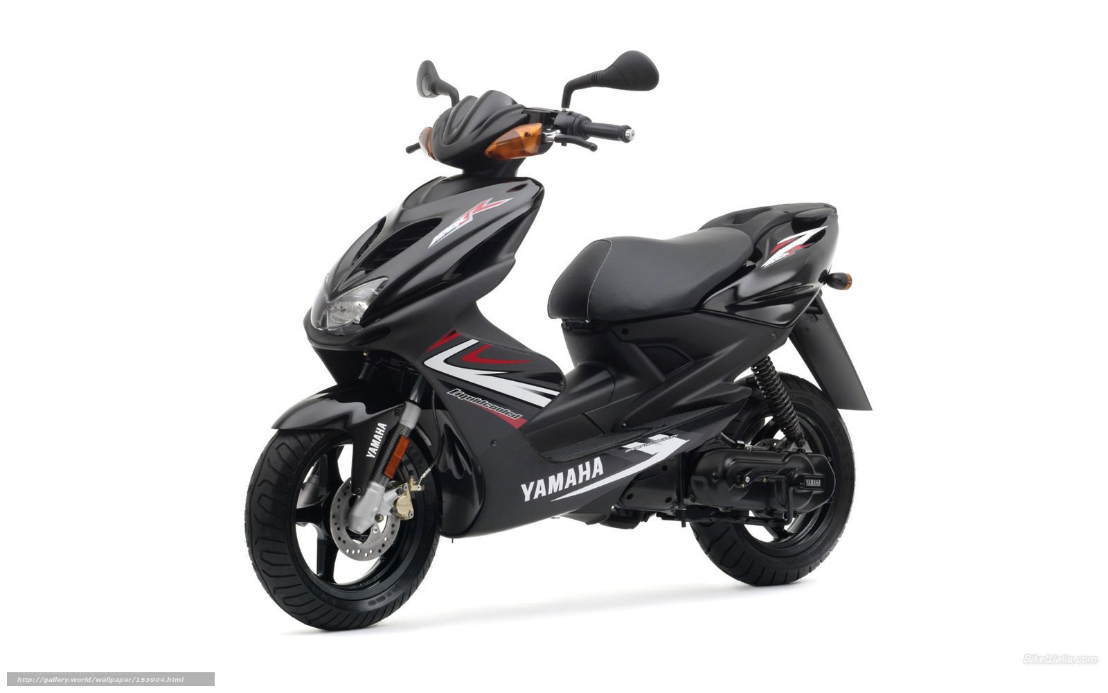 Black Yamaha scooter
