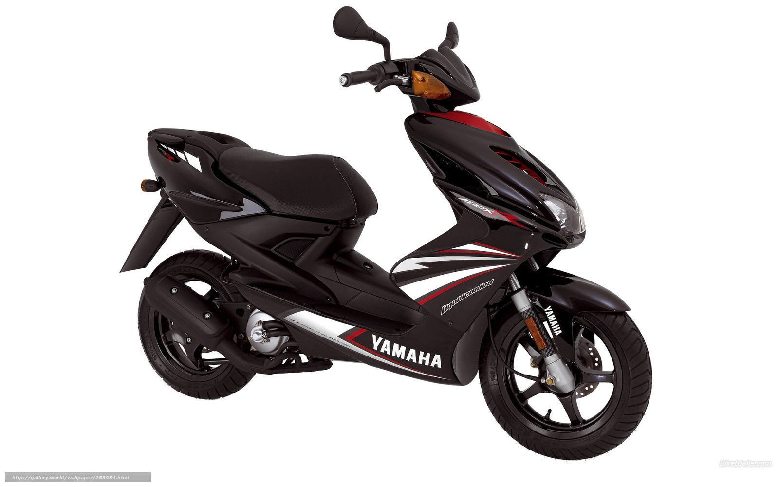 Black Yamaha scooter
