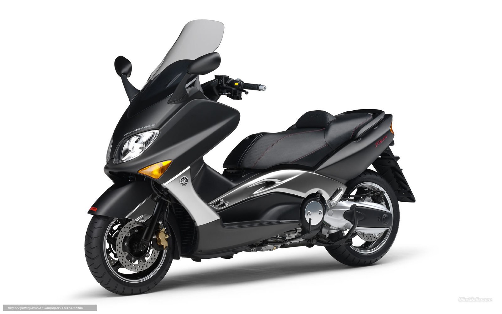 Black Yamaha scooter