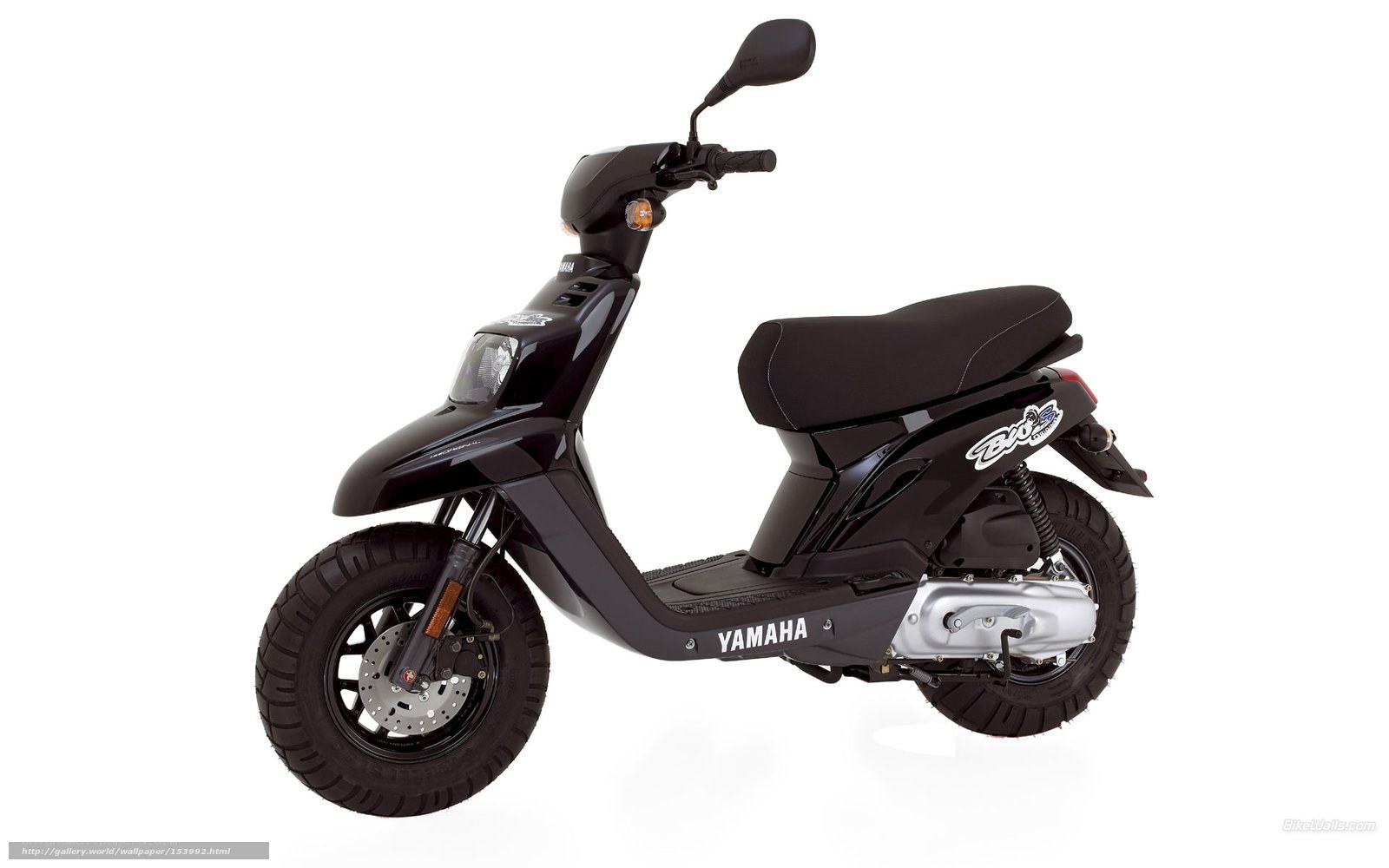 Black Yamaha scooter