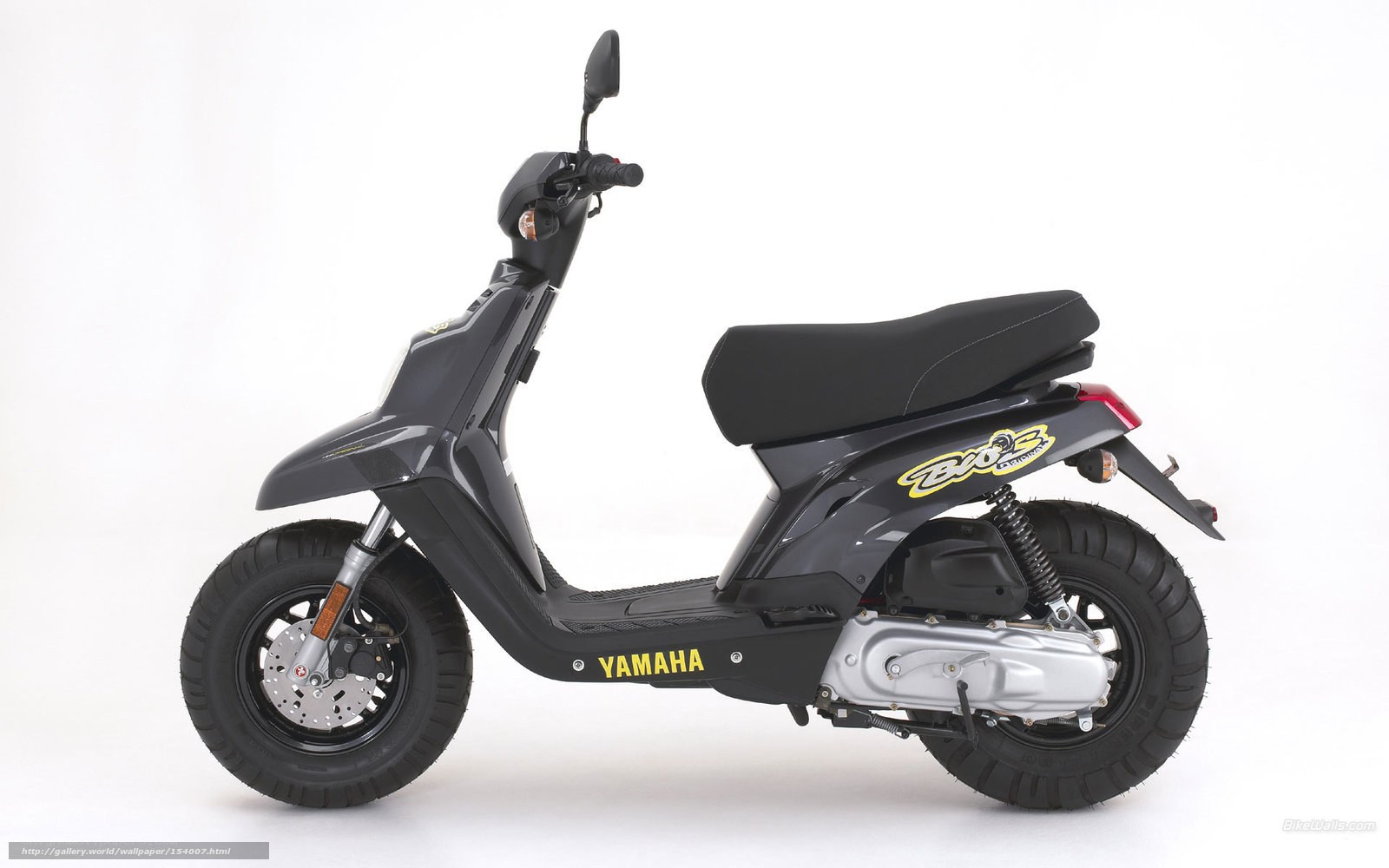 Black Yamaha scooter
