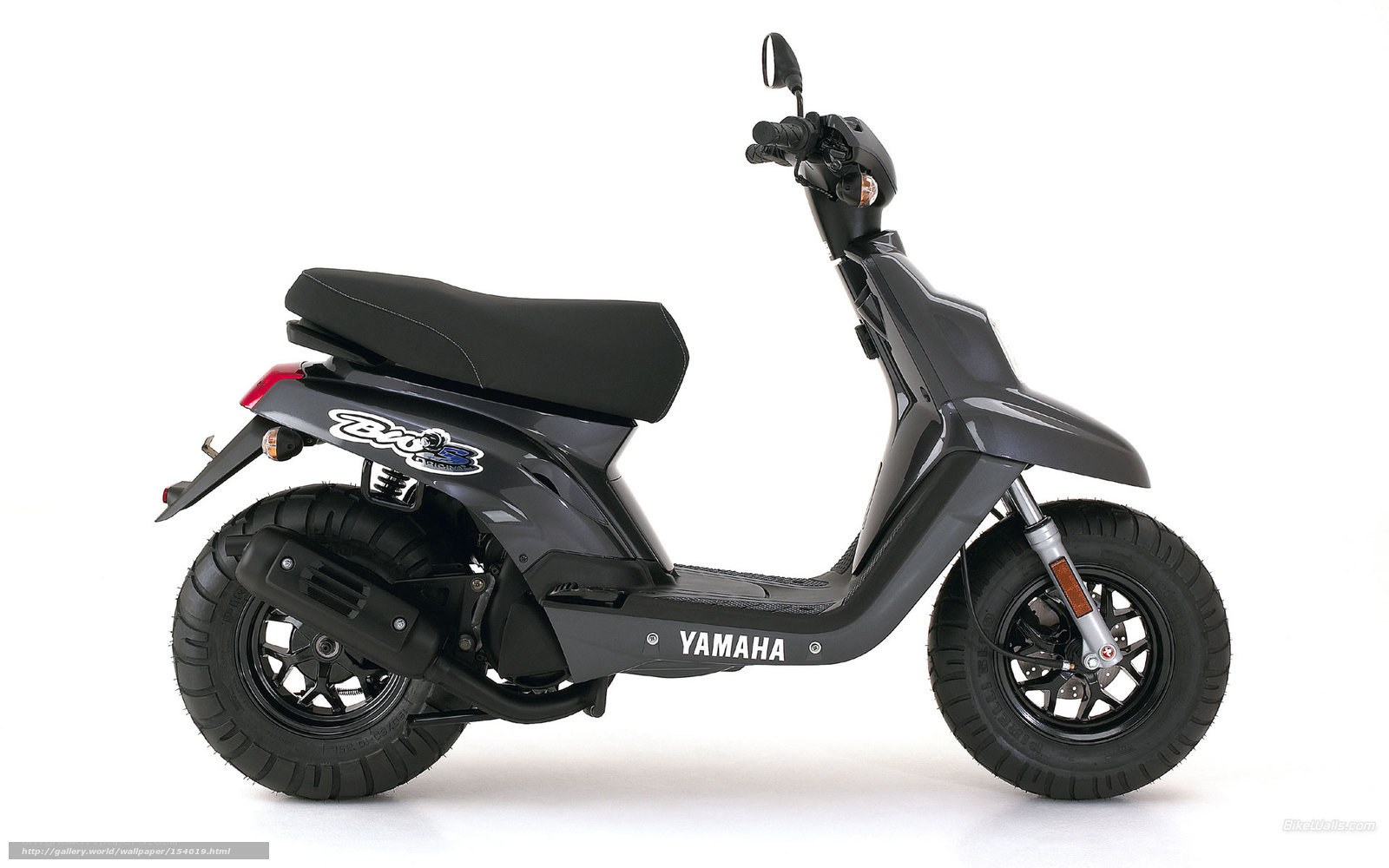 Black Yamaha scooter