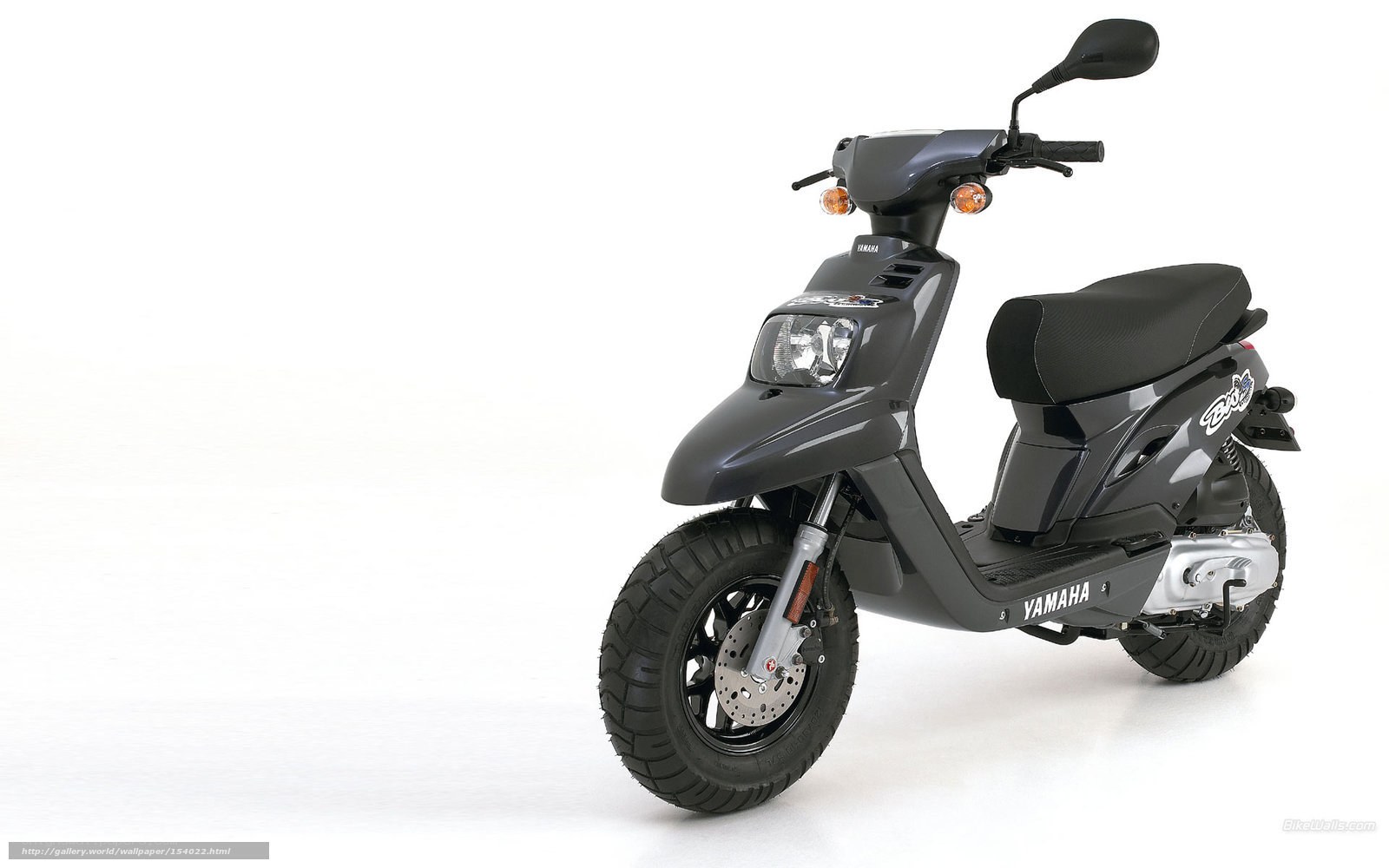 Black Yamaha scooter