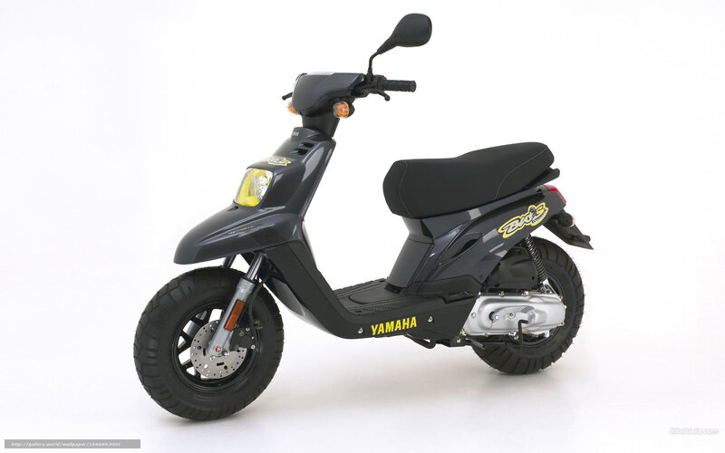 Black Yamaha Scooter — Neutral, Photograph, Seat, Headlight
