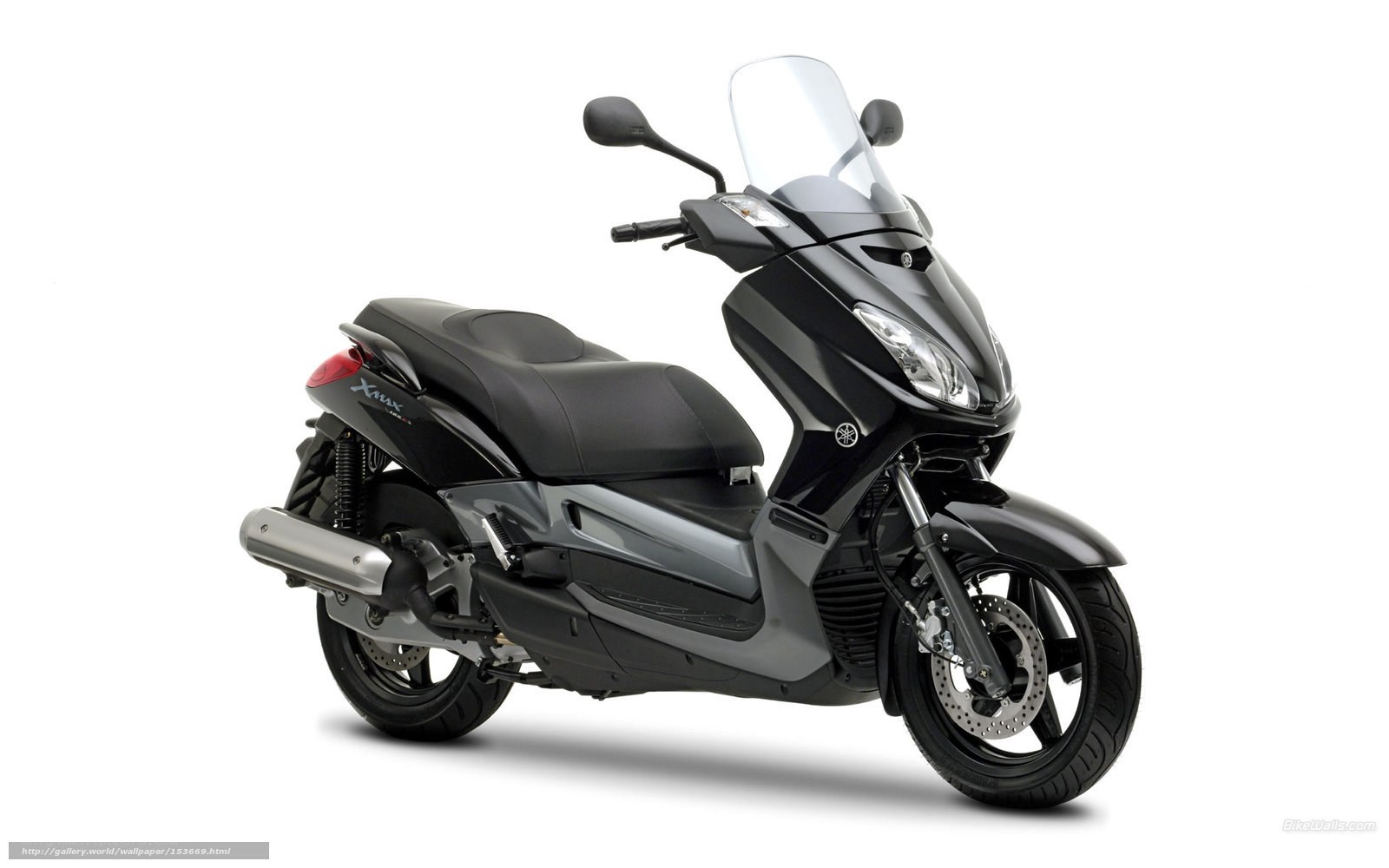 Black Yamaha scooter