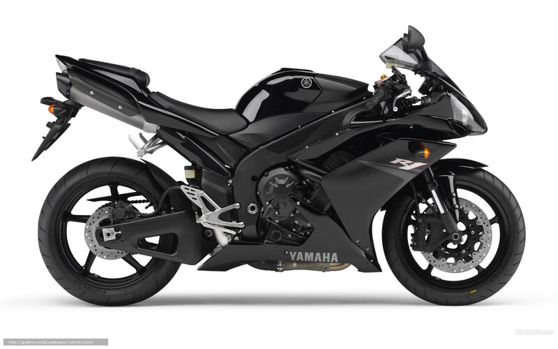 black yamaha sport motorcycle