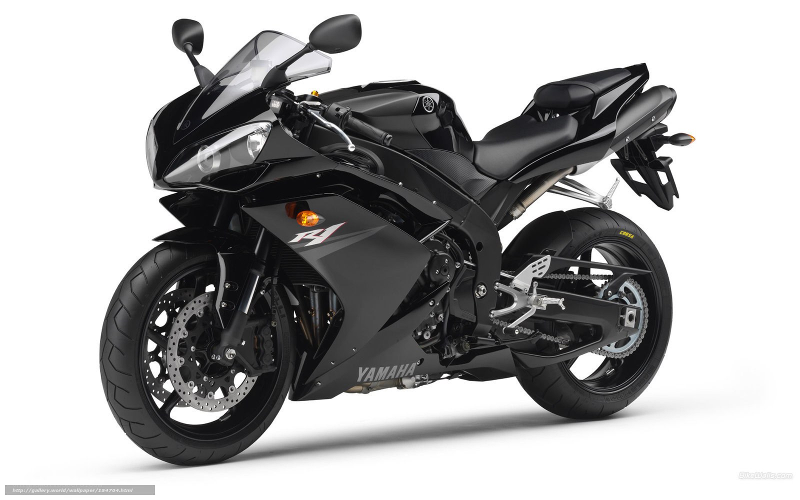 black yamaha sport motorcycle