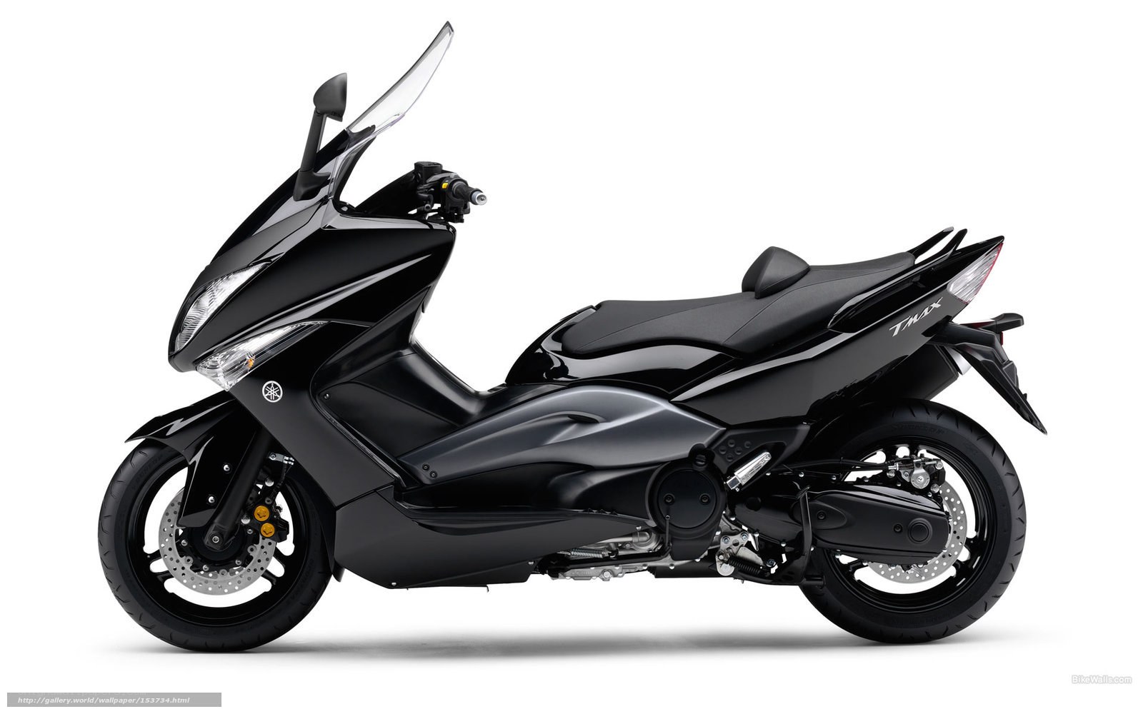 Black Yamaha T-Max scooter