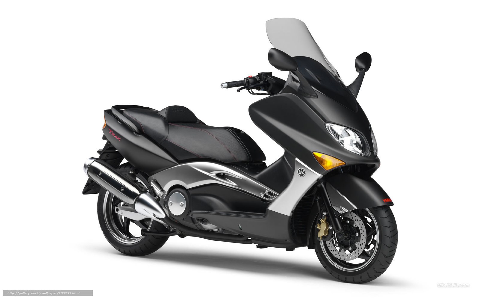 Black Yamaha TMAX scooter