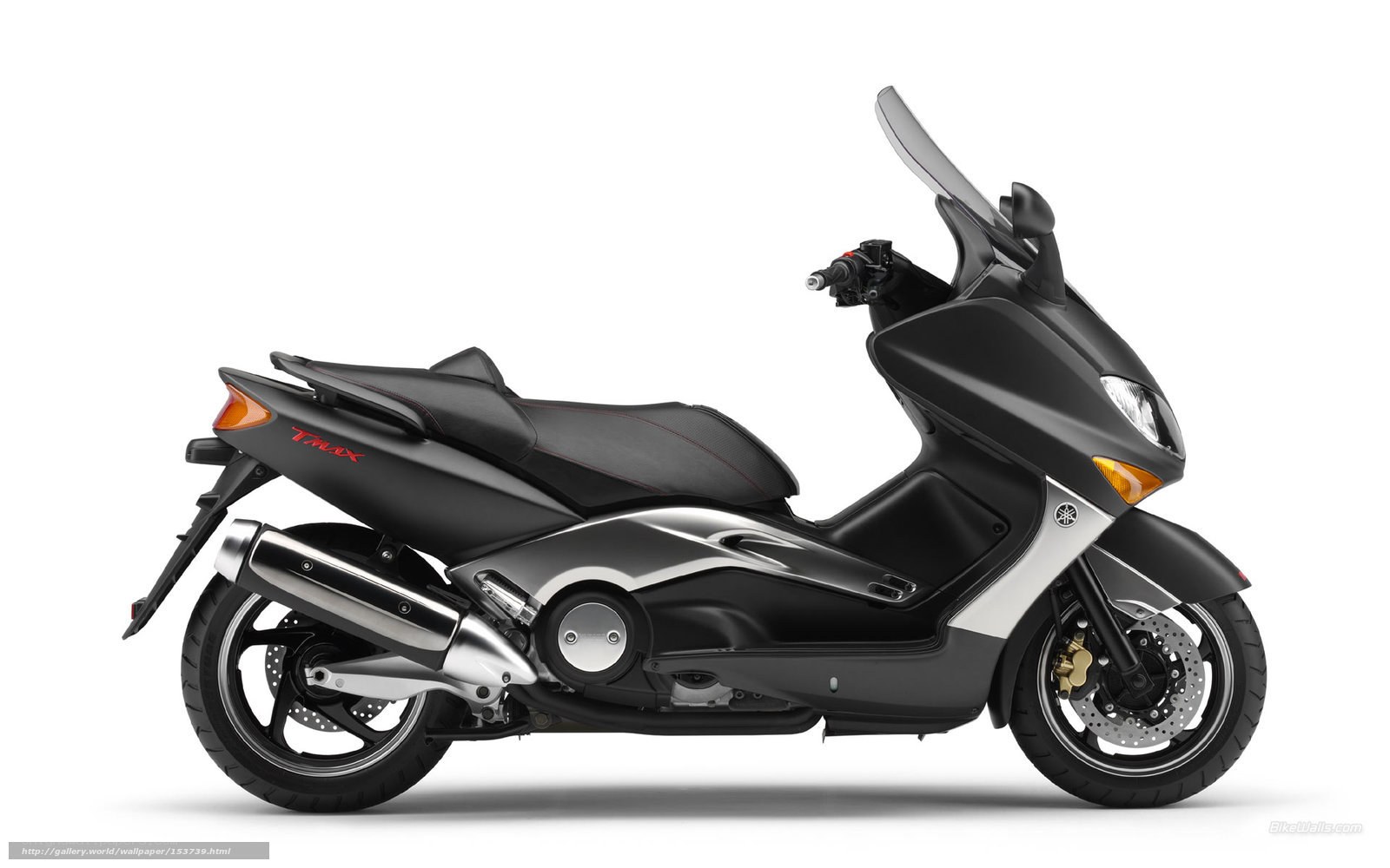 Black Yamaha TMAX scooter