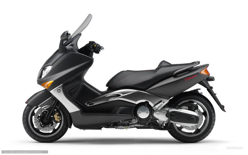 black yamaha tmax scooter