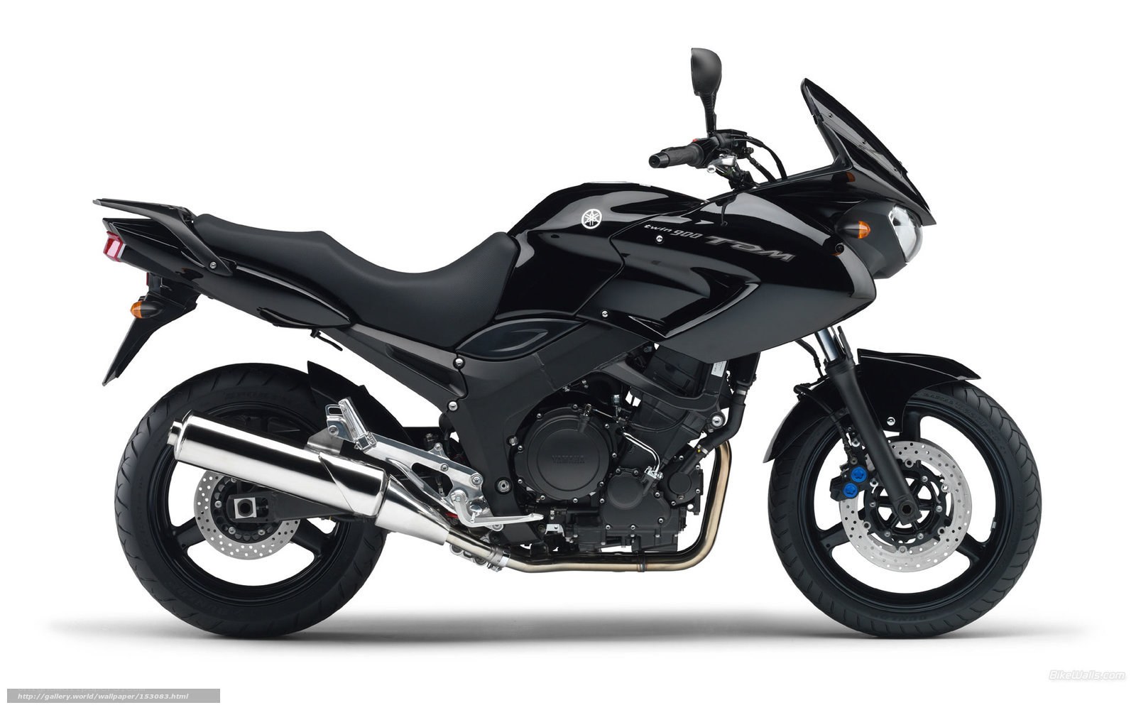 black yamaha tw200 motorcycle