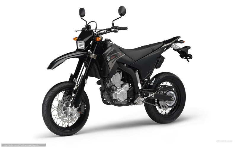 black yamaha wr250x motorcycle