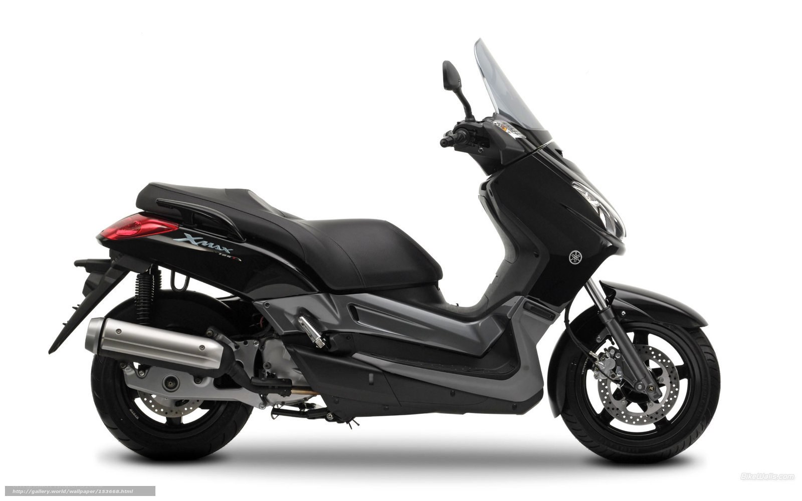 Black Yamaha X-Max scooter