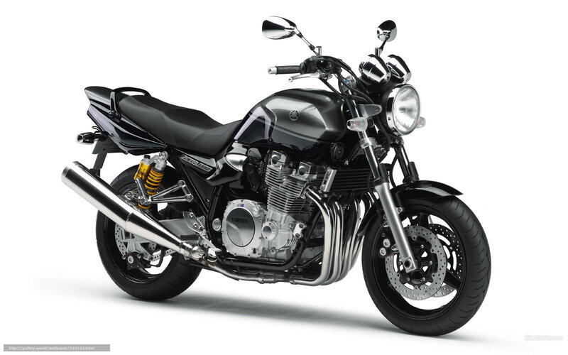 Black Yamaha XJ6 motorcycle