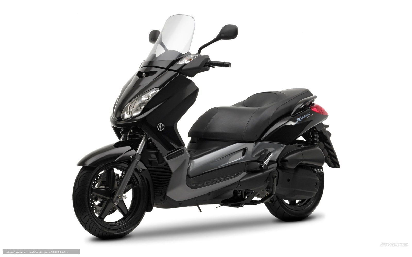 Black Yamaha Xmax scooter
