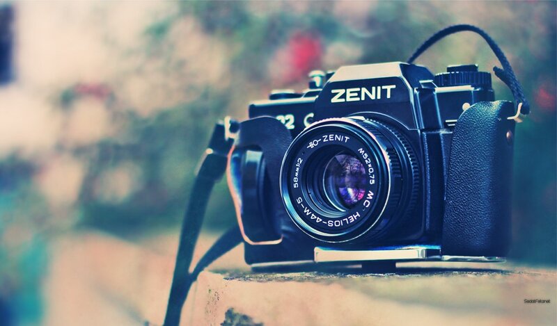 Black Zenit Camera — Blue