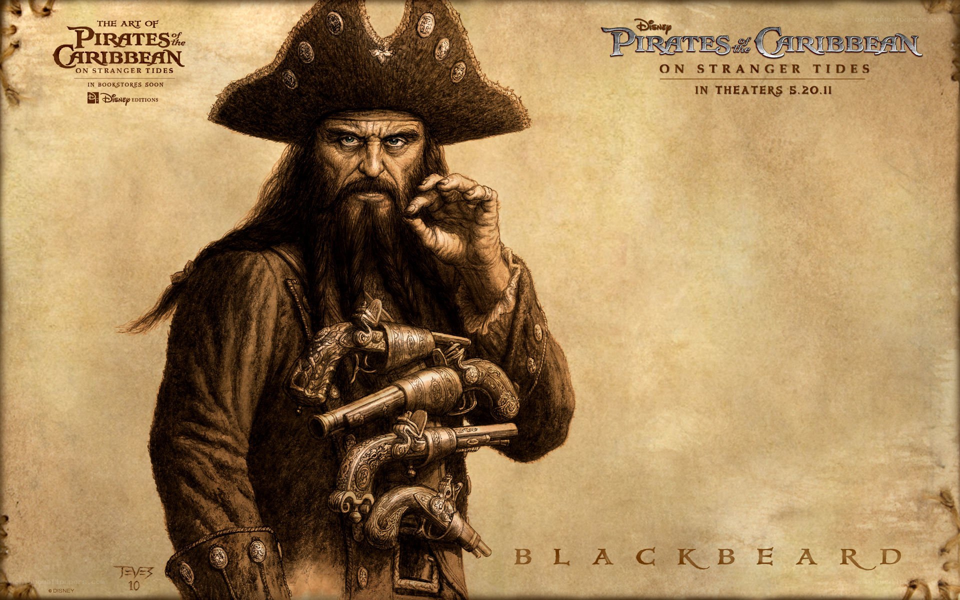 Blackbeard character art
