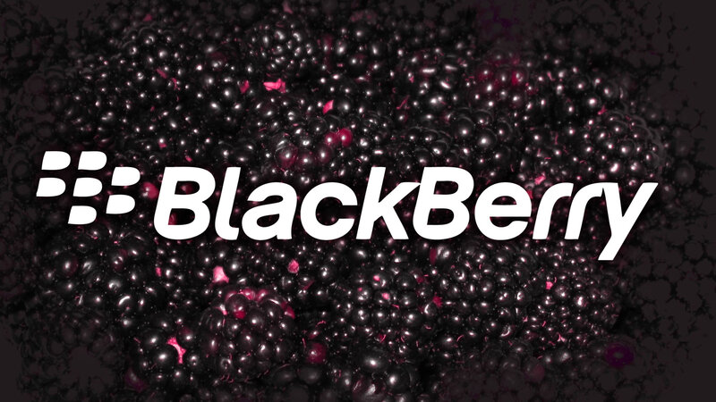 BlackBerry Logo on Berries