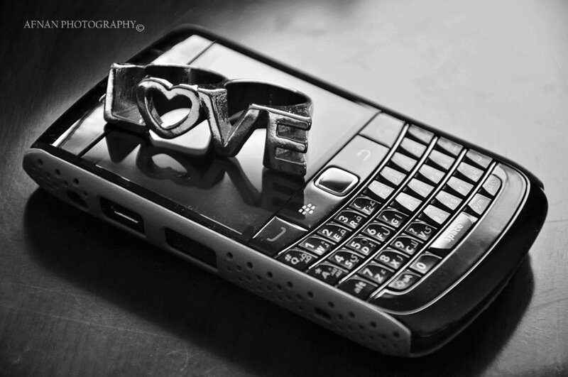 Blackberry Phone with Ring