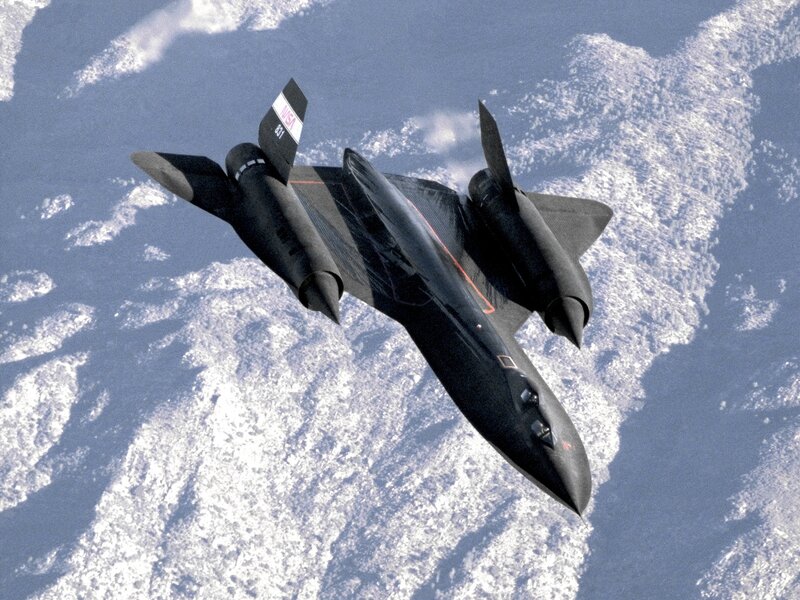 Blackbird aircraft in flight