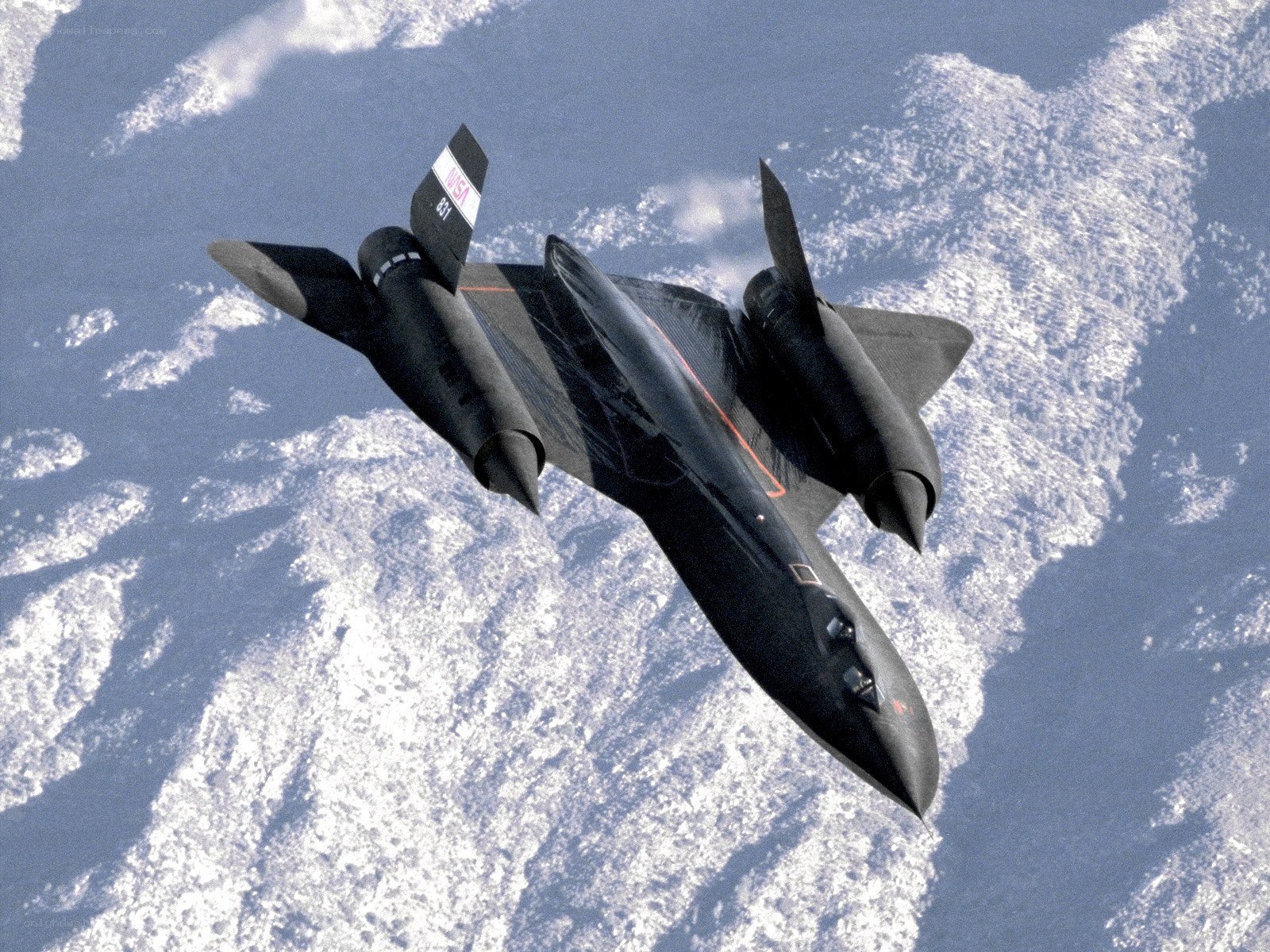 Blackbird aircraft in flight