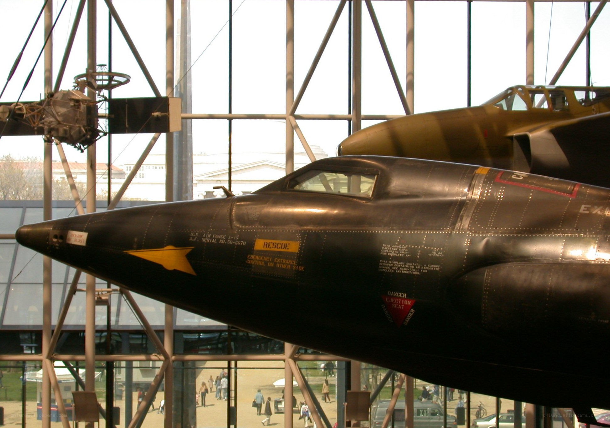 Blackbird aircraft in museum