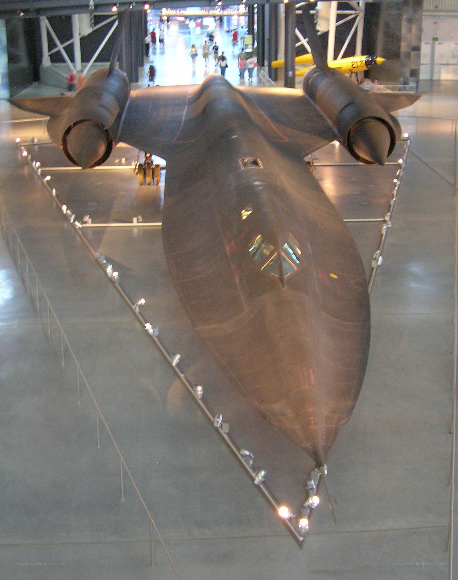 Blackbird aircraft on display