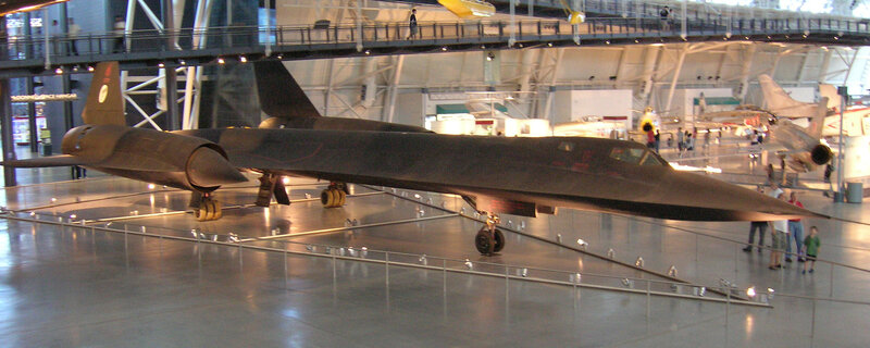 Blackbird aircraft on display