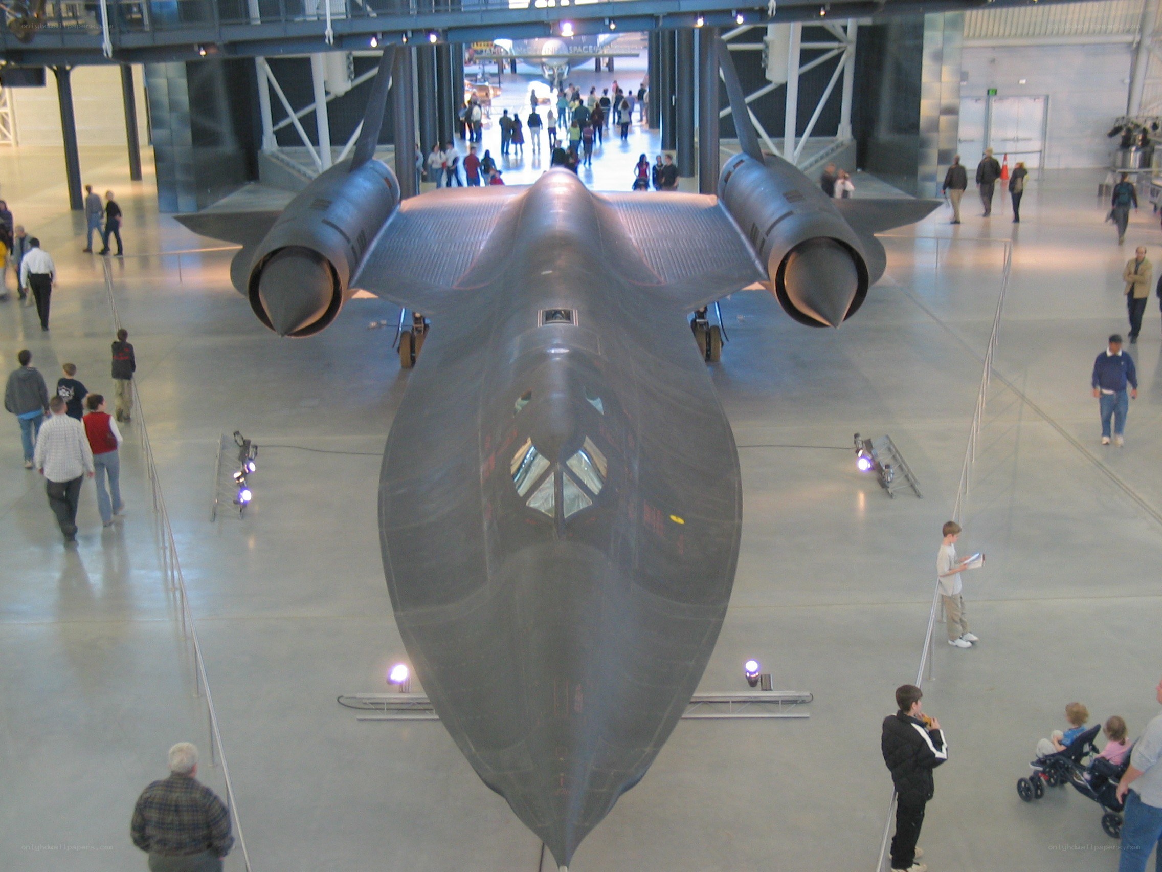 Blackbird aircraft on display
