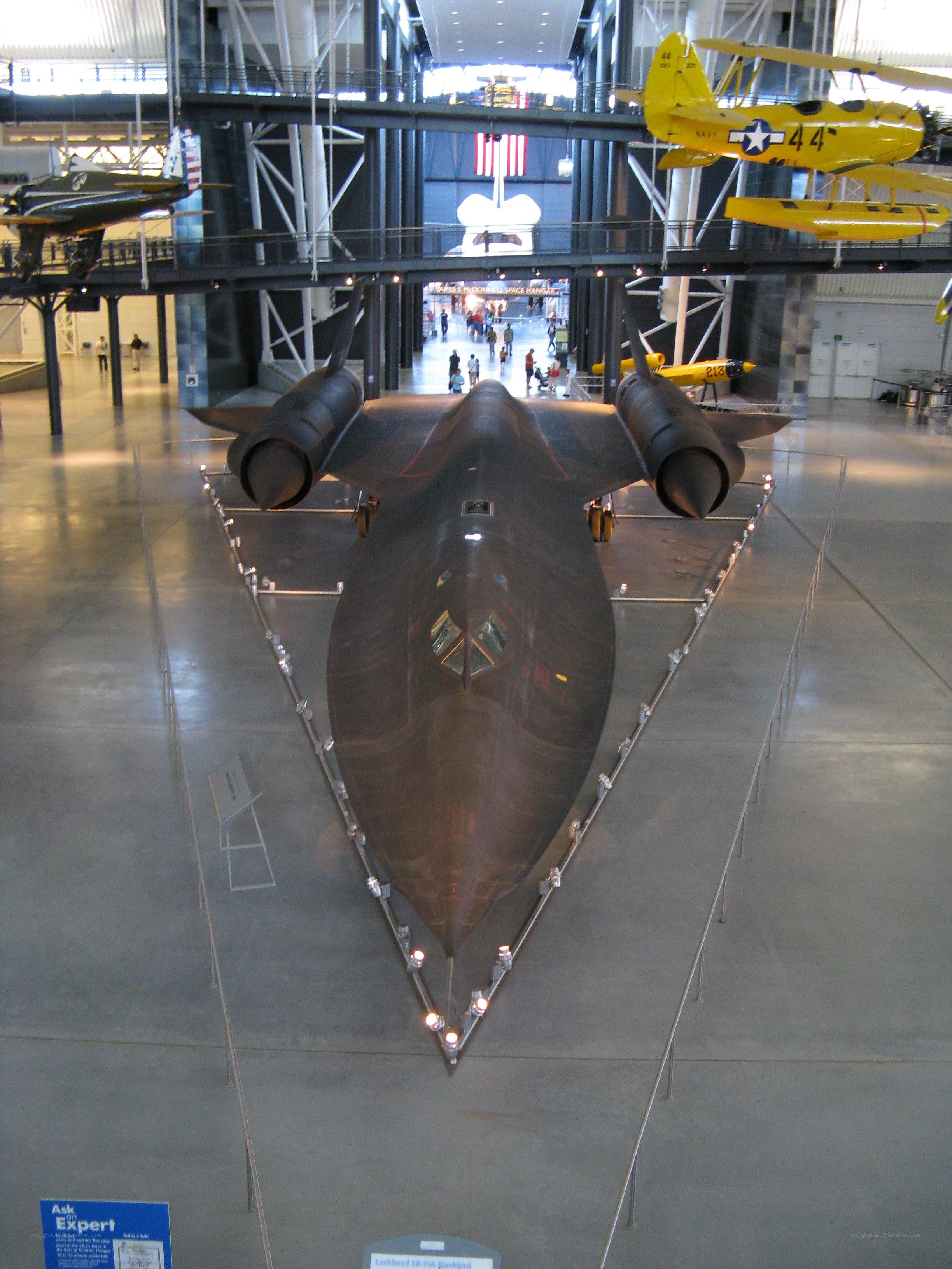 Blackbird aircraft on display
