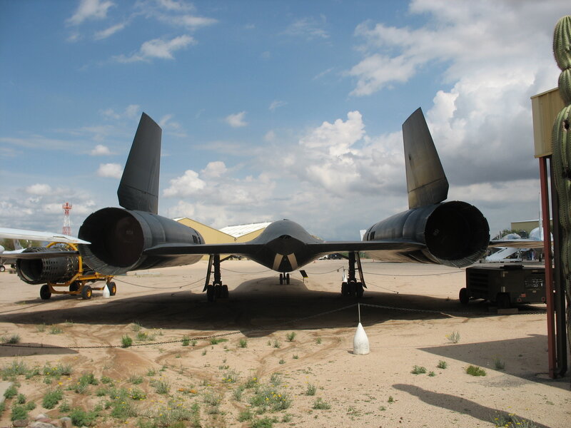 Blackbird aircraft on display