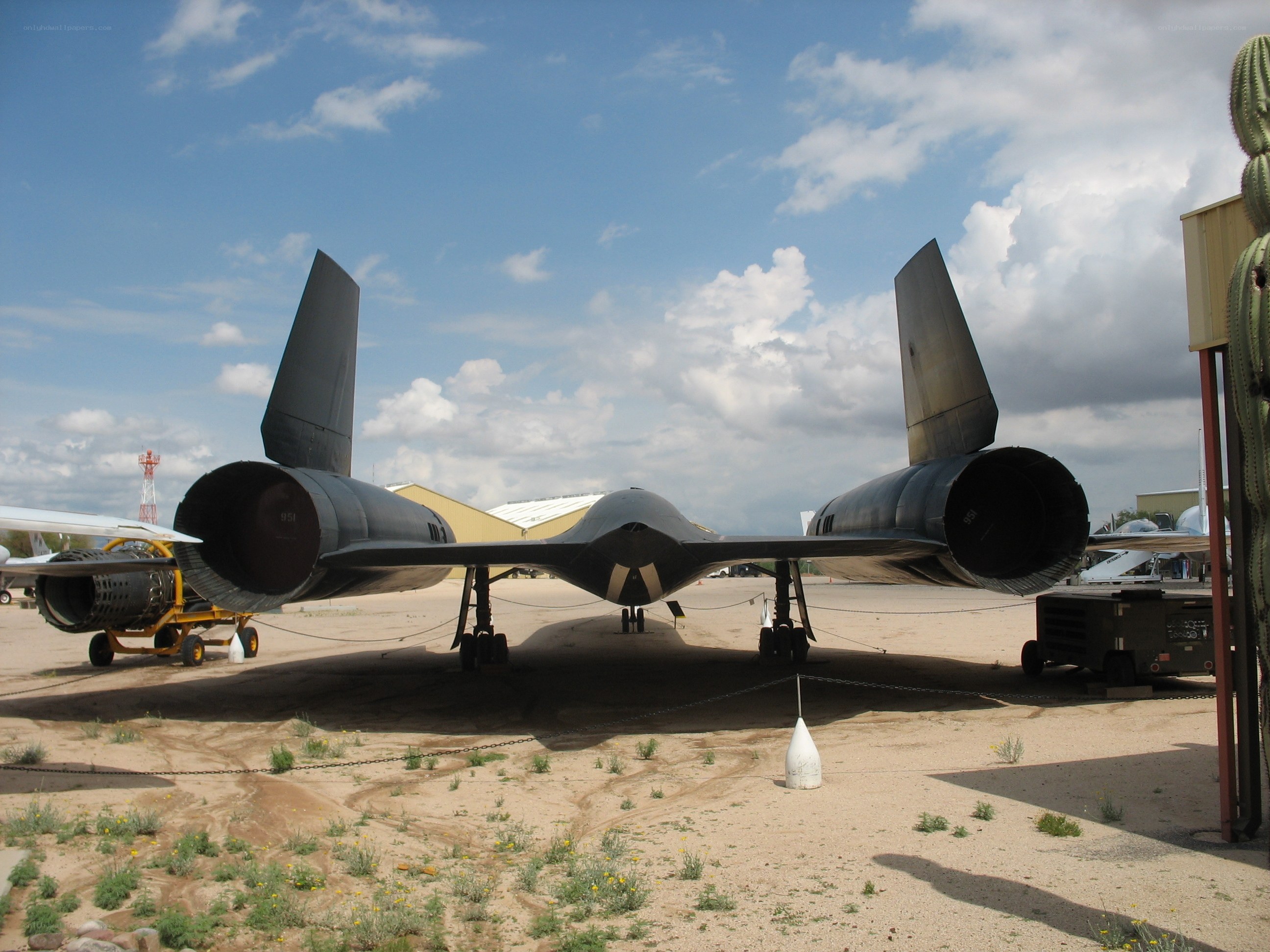 Blackbird aircraft on display