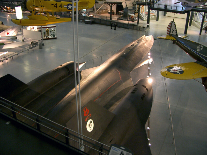 Blackbird aircraft on display