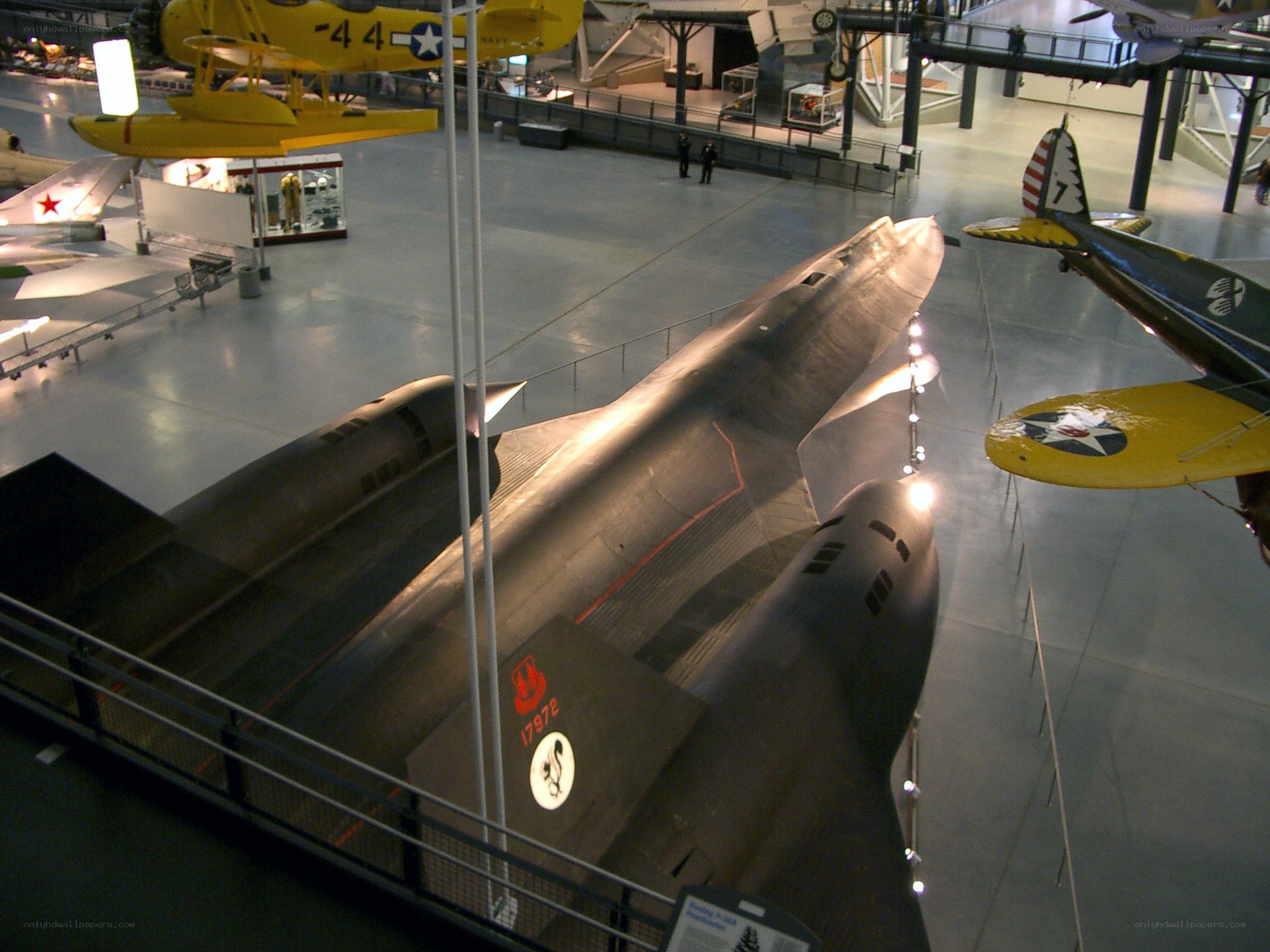 Blackbird aircraft on display