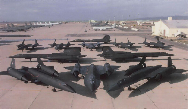 Blackbird aircraft on tarmac
