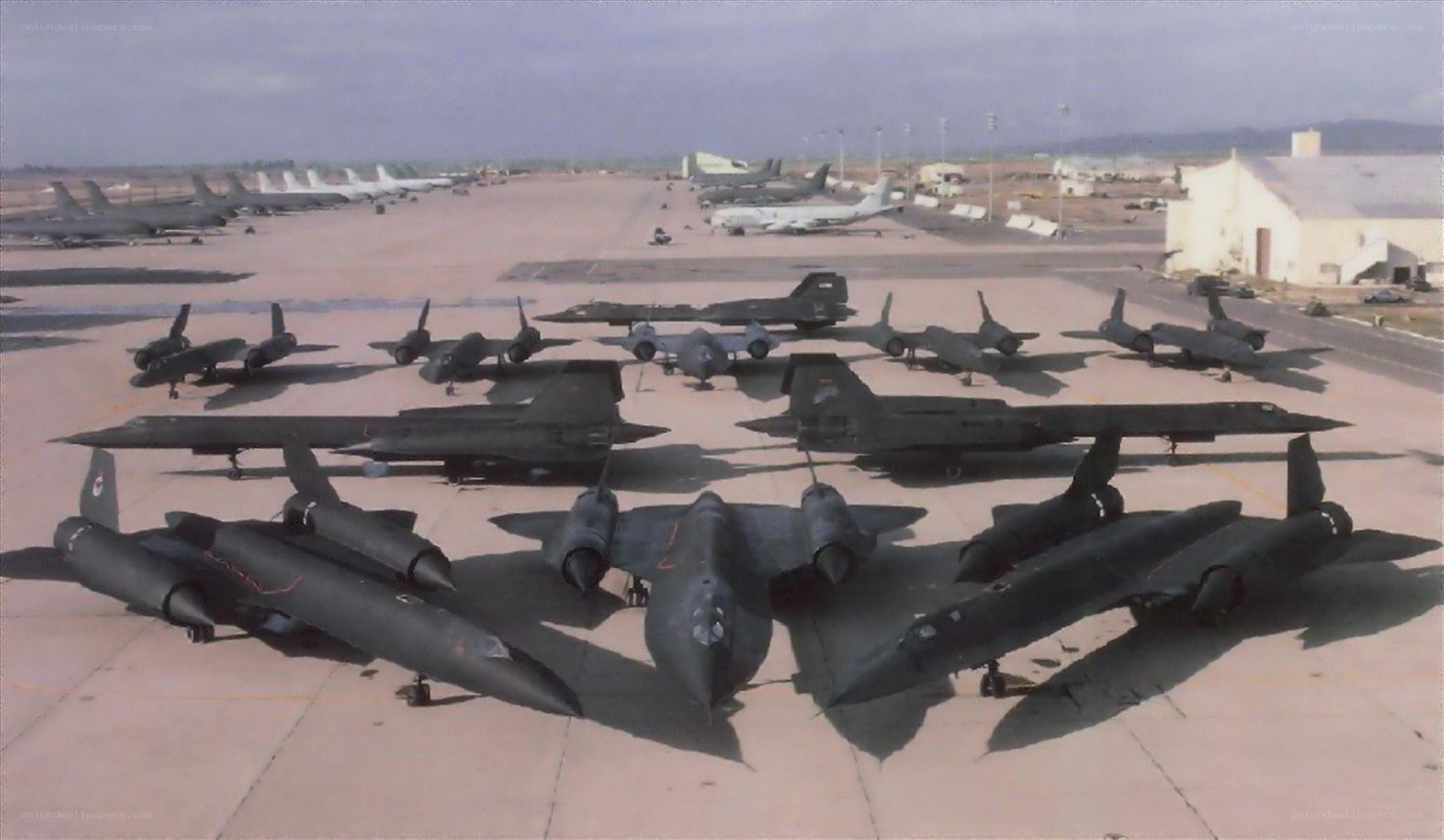 Blackbird aircraft on tarmac